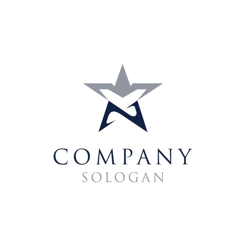 Premium Alphabet M N Star Typography Logo Design – Free Download